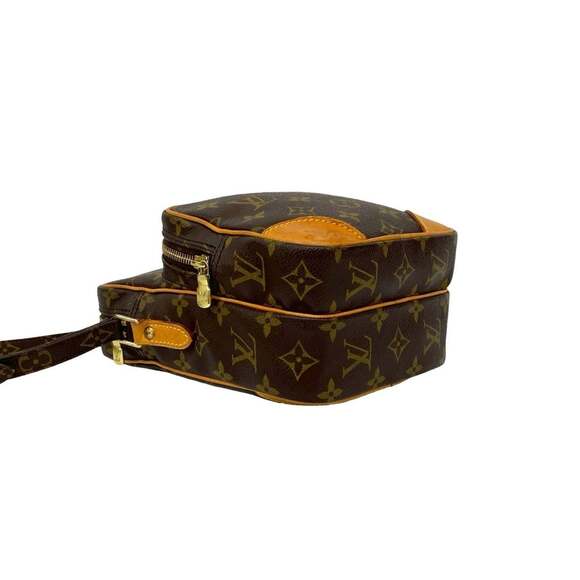 LOUIS VUITTON Brown Monogram Leather Pochette Shoulder Bag - Picture 7 of 10